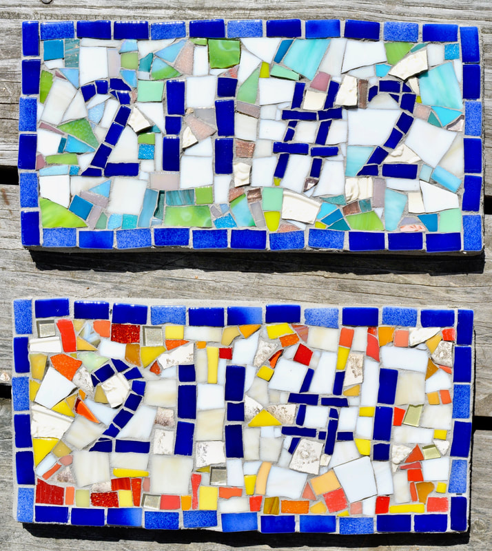 mosaic house numbers