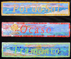 3 more mosaic signs for the Antigua rental - 