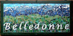 Though Belledonne is a French word, this mosaic is in Dublin, Ireland.