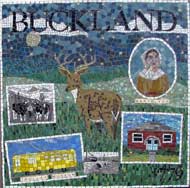 mosaic of town of Buckland, Shelburne Falls, MA