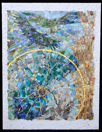 Abstract Mosaics Inspired By Nature By Cynthia Fisher Bigbangmosaics