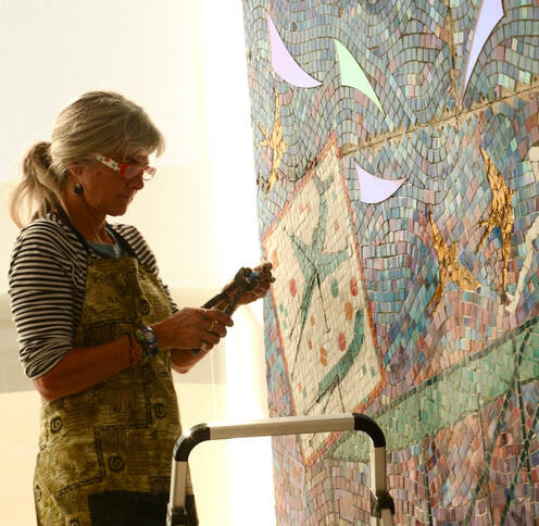 Cynthia Fisher mosaic artist 