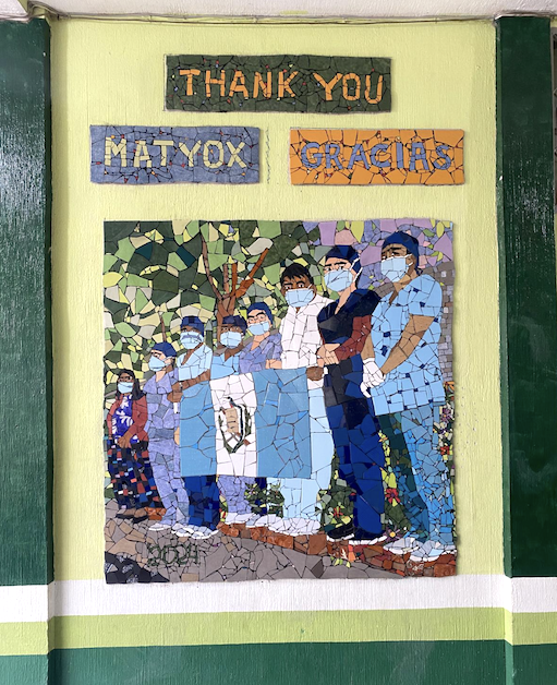 hospital workers mosaic GUatemalaPicture