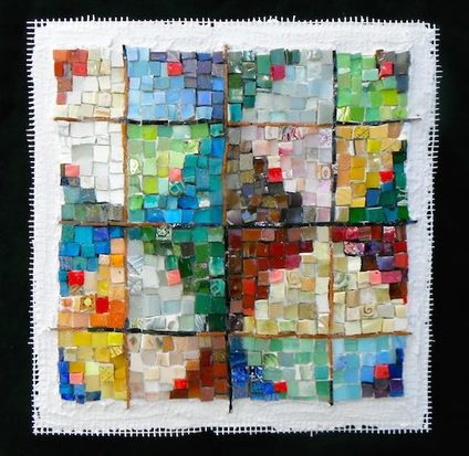 abstract quilt mosaic