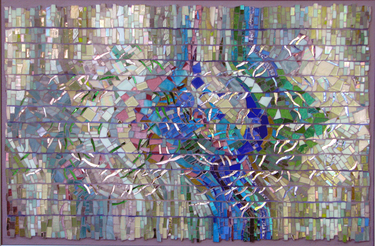 abstract art mosaic  stochastic properties